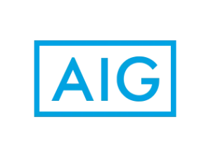 AIG logo featuring the client of Big Idea Global