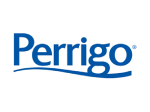 Perrigo logo featuring the client of Big Idea Global